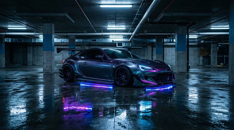 91改装视频 - 夜光跑车改装展示